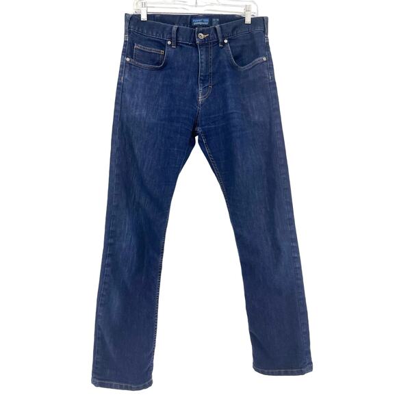 Patagonia Iron Clad Blue Denim Jeans Straight Stretch Men's 32/30 - Picture 2 of 12